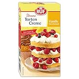 RUF Torten-Creme mit Vanille-Geschmack, luftig lockere Creme mit feiner Vanille-Note für...