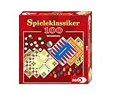 Noris 606111686 Spieleklassiker mit 100 Spielmöglichkeiten wie Mühle, Dame,...
