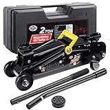 Deuba® hydraulischer Wagenheber 2 Tonnen Hubhöhe 135-330mm inkl. Koffer inkl....