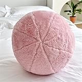 Ueiwffzo 3D Runde Kissen Plüsch 30 * 30cm Ball Dekokissen Rundes Ballkissen Plüsch...
