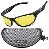 ZILLERATE NACHTFAHRBRILLE Unisex - Nachtsichtbrille filtert Licht von Scheinwerfern,...