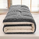 Faltbare Tatami-Futon-Matratze, atmungsaktive japanische Bodenmatratze, extra Dicke...