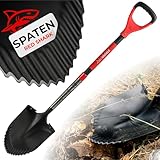 STREND PRO Spaten | Premium RedShark Gärtnerspaten | Spitz | Spitzspaten mit...