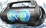 W-KING Bluetooth Lautsprecher, 70W RMS (90W Peak) Super Bass Musikbox Bluetooth...