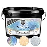 My COLOR Room Glitzer-Lasur (2500 ml, Hologramm) transparente Glitzer Wandfarbe für...