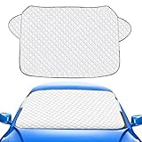 Auto Windschutzscheiben Abdeckung,Sonnenschutz Auto Frontscheibe,Winter...