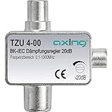 Axing TZU 4-00 BK-Dämpfungsregler mit IEC-Anschluss (0,5-20 dB)