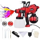 Farbsprühsystem, 550W HVLP Elektrische Spritzpistole, Elektrische...
