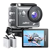 Jadfezy WiFi Action Cam HD 1080P, 12MP Action Kamera Weitwinkel 2...