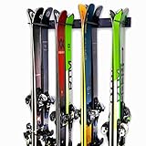 StoreYourBoard Ski-Wandhalterung für 8 Paar Skihalterungen für Heim- und Garagen-Ski aus...