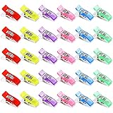 Redamancy 30 Stück Stoffklammern, 27 X 10 mm Nähen Clips, Nähklammern, Nähen...