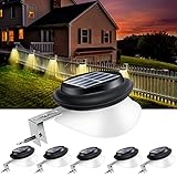 Solarlampen für Außen, AGOTD dachrinnen solarleuchten, 100LM IP55 Warmweiß...