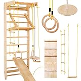 Physionics® Sprossenwand Set - Für Kinder/Erwachsene, inkl....