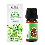 Essences Bulgaria Bio-Basilikum Ätherisches Öl 10ml | Ocimum basilicum | 100% Naturrein...