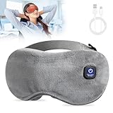 Augenmaske Wärmend,1000mAh Beheizte Augenmaske, Augenmaske Schlafmaske für Schlafmaske...