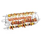 Onlyfire Edelstahl Grillrondell Schaschlik-Set für Drehspieß und Rotisserie,...