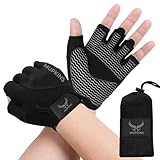 Mupkins Gewichtheben Workout Gym Handschuhe - Flexibel Gepolsterte Trainingshandschuhe...
