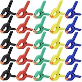 LZYKJGS 25 Stück Nylon Federklemme, Mini Federklemmern, Klein Spannklemmen,...