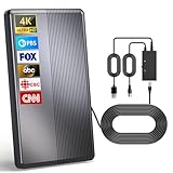 Digitale TV-Antenne für Smart-TV drinnen und draußen, 980+ Meilen lange Reichweite, 2024...