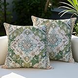 Vorysum Outdoor Kissen Wetterfest 40x40 cm Boho Dekokissen Kissenbezüge Vintage...
