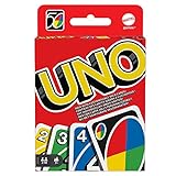 Mattel Games UNO Kartenspiel für die Famile, Perfekt als Kinderspiel, Reisespiel oder...