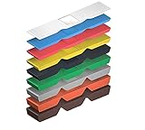 DOJA Barcelona | Kunststoffkeile | 100x20mm | 25 Stück je Höhe 1, 2, 3, 4, 5, 6mm | 10...