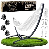 ZOLTA Hängemattengestell - Graphit - Zusammenklappbar - Hängemattenständer Für Garten...