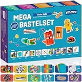 Smowo® Mega Bastelset Starterset - Bastelbox Mix - mit kreativen Bastelideen -...
