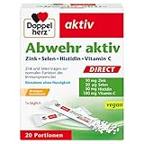 Doppelherz Abwehr aktiv DIRECT - mit Zink, Selen & Vitamin C zur Unterstützung des...