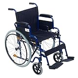 Faltbarer Rollstuhl/Ativrollstuhl Teqler, Sitzbreite: 46 cm, Armlehnen und Fußstützen...