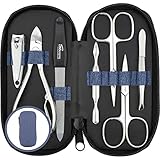 marQus Maniküre Set Herren und Damen 7 Teile mit Nagelzange Solingen Made in Germany für...