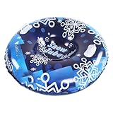 HEADBOARD Aufblasbarer Schneereifen Schlitten Mit Griffen, 108 cm Rodelreifen Für...