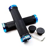 LYCAON Bike Lenker Griffe, rutschfeste Gummi Fahrrad Griff mit Aluminium Lock,...