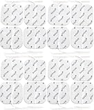 16 TENS EMS Elektroden Pads 5x5 cm, wiederverwendbare Klebeelektroden für TENS Geräte &...