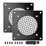 BRIEFCEC Lüftungsgitter 80 mm Lüftungsgitter für PC Computer AV Elektronikschrank,...