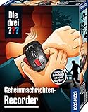 Die Drei ??? Geheimnachrichten-Recorder von KOSMOS, Aufnahmegerät mit Verschlüsselung...