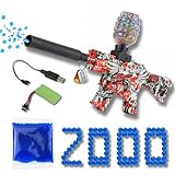 Asgard Gelsoft Gel Blaster Wasser Gewehr – M16 Gelblaster Gun mit 2.000 Schuss Gel...