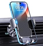 Glangeh Handyhalterung Auto Lüftung, Upgrade Hakenclip Handy Halterung Auto, 360°...