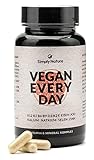Vegan Every Day - Multivitamin Mineralstoff Komplex- Hochdosiert - 120 Kapseln -...
