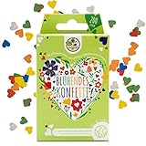 Blühendes Saatgut Konfetti für bunte Wildblumen - Farbenfrohes Blumenkonfetti...