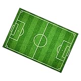 HOLIDYOYO 3D Fußballfeld Fußmatte Aufkleber Rutschfester Bodenaufkleber Für Kreatives...