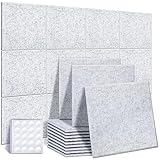 Akustikplatten 24 Stücke mit Aufkleber, Ohuhu Schallabsorber Akustikpaneele 30 x 30 x 1...