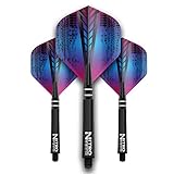 RED DRAGON Dart Flight and Schäfte Kombi Regenbogen - 4 Sätze Standardflüge und 4...