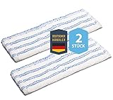 Wischmoppbezug Ersatzbezug DOPPELPACK SET für 40 cm Wischmopp Klapphalter MADE IN...