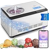 Klarstein Eismaschine, Softeismaschine für Joghurt, Softeis & Frozen Yogurt,...