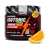 Vitastrong Isotonic PRO 300g Energie & Leistung, Orangengeschmack, Isotonisches...
