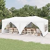 Partyzelt Faltbar mit Seitenwänden, MOONAIRY Pavillon, Party Zelt, Bierzelt,...
