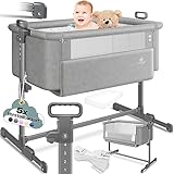 KESSER® Zustellbett Hubi 3in1 Baby Beistellbett Reisebett Babybett mit weich Matratze,...