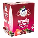 Aronia ORIGINAL Bio Aronia + Granatapfel Muttersaft | 3 Liter Direktsaft |...