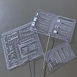 Entfernungsmesserkarte, Hunt-R-Karte, Range-R-Karte, 900-m-Messschieber-Werkzeug, flexible...
